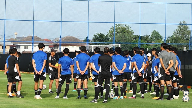 [AFC U17アジアカップ]U17日本代表がウズベキスタン戦前日練習(30枚) antenna[アンテナ]