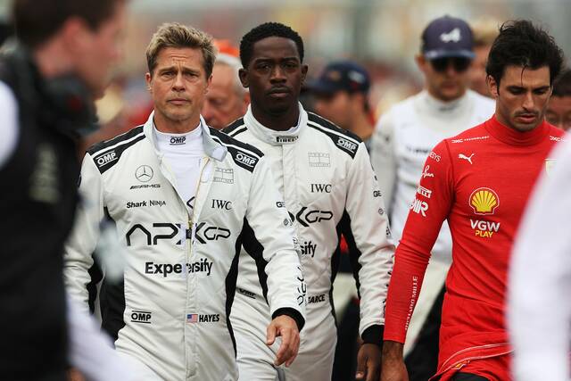 NEWモデル ブラッド・ピット、レーサー姿でF1イギリスGPに登場！ antenna | F1