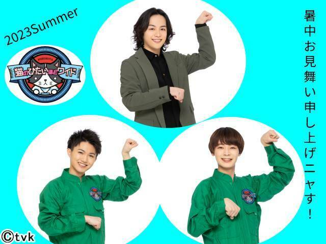 暑中お見舞い申し上げニャす！2023】「猫のひたいほどワイド」鈴木勝吾  