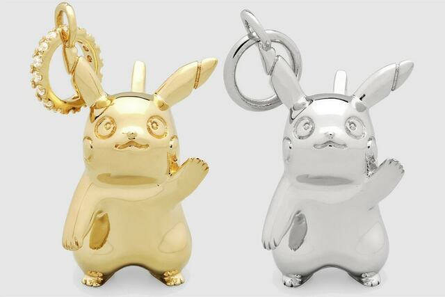 金のピカチュウ、銀のピカチュウ。トムウッド製の本格ジュエリー