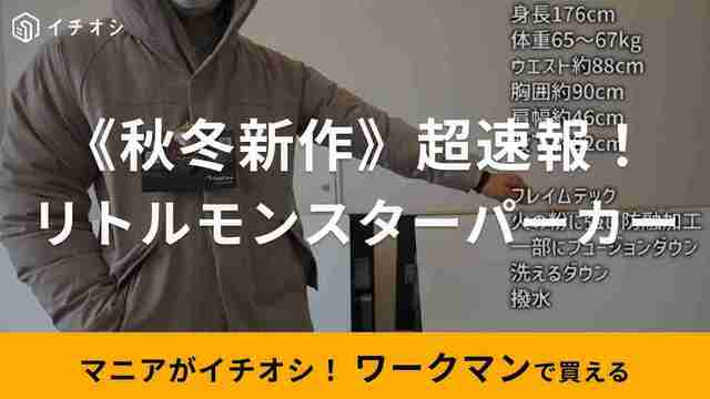 ワークマン】秋冬新作で注目したい！「洗えるフュージョンダウンリトル