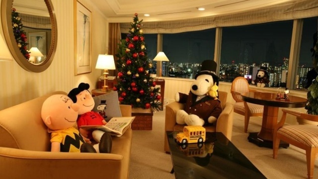 クリスマスは「ドアマン・スヌーピー」ルームでお祝い！帝国ホテル
