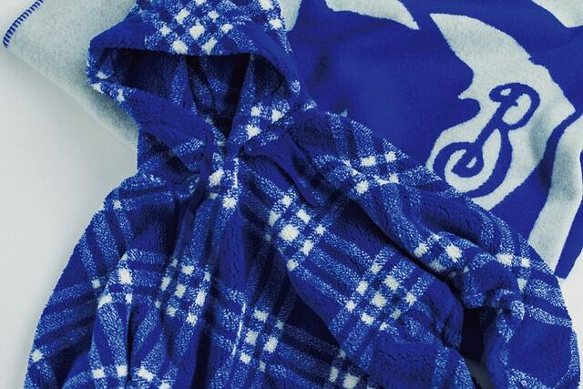 Burberrys チェック柄ウールブランケット（BURBERRY ウール