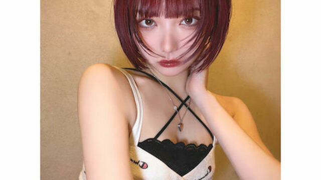 ZOC 勝ちＴ 藍染カレン ZOC・藍染カレンが久々ショートボブに、美肌きわ立つタンク