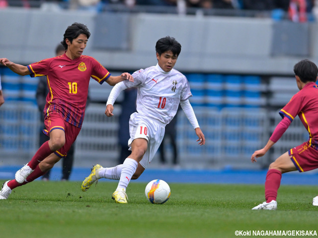 パスやドリブルで違い作る神村学園の1年生MF福島和毅、10番の重圧は「そんなに気にしていない」強心臓ぶり antenna[アンテナ]