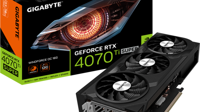 GIGABYTE】GeForce RTX 4070 Ti Super 高冷却3連ファン搭載 ...