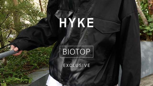 HYKE for BIOTOPの『TASLAN TWILL SHELL COAT EX』 | antenna[アンテナ]