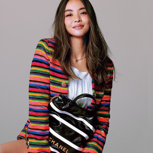 私服もシャネル【滝沢眞規子さん】シャネルの“鮮やか”春