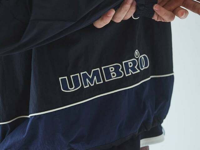 MOUSSY umbro コラボトラックジャケット スナップで紹介＞90年代風