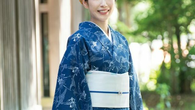三味線 藤本流 着物 単衣 軽くっ