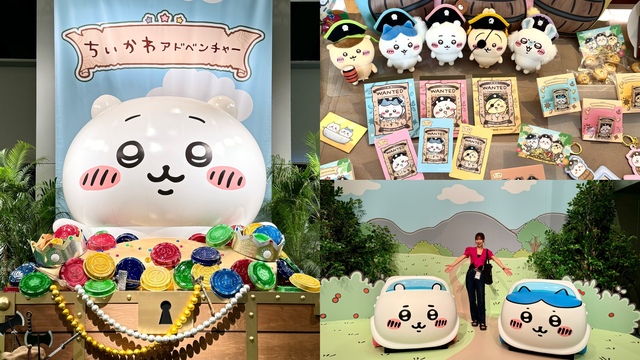 ちいかわ アドベンチャーマスコット　お台場冒険王 フジテレビ】海賊になったちいかわたちが秘宝を求める！？オリジナル