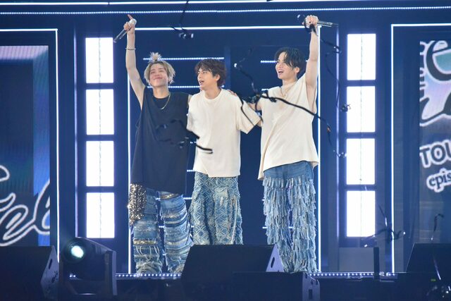 SEXYZONE sexyzone STAGE ライブtimelesz timelesz、過去と現在が交錯する“3人”のライブ Sexy Zone時代の
