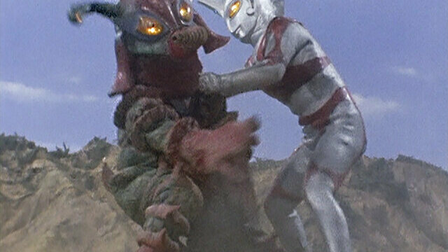 ウルトラ怪獣戯画　奇跡！ウルトラの父　ウルトラの父対ヒッポリト星人 組立て済み〉ウルトラ怪獣戯画 「奇跡！ウルトラの父