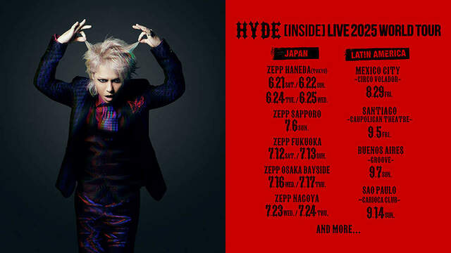 HYDE INSIDE LIVE WORLDTOURタオル