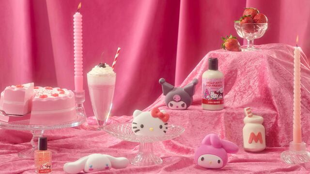 LUSHとサンリオがコラボ！ ハローキティの限定アイテムで甘い
