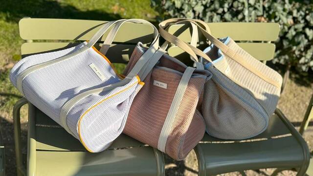 qbag paris louvre parents ダークグレー q bag paris qbagL（キューバッグ）