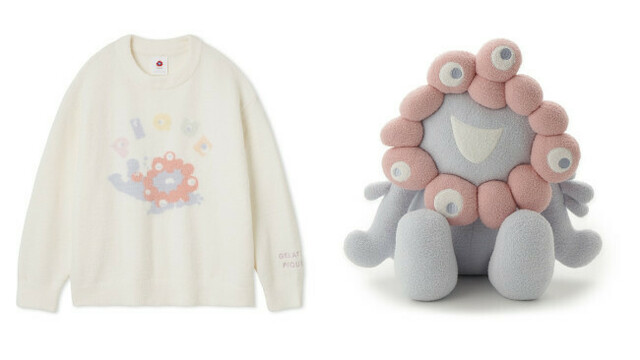 ミャクミャク×「ジェラピケ」がコラボ！ おやすみシーンに癒さ