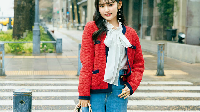 フラワー柄トップス♡冬春コーデに最適！普段着にも女子会デート