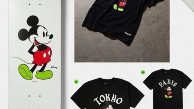 HUF ミッキーマウス スケートボードデッキ 6/27発売｜HUF