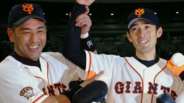 阿部慎之助•高橋由伸•上原浩治 3人分サイン入り野球ボール