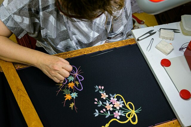 家の高級装飾の壁挂け絵刺繍芸术品の伝統的な