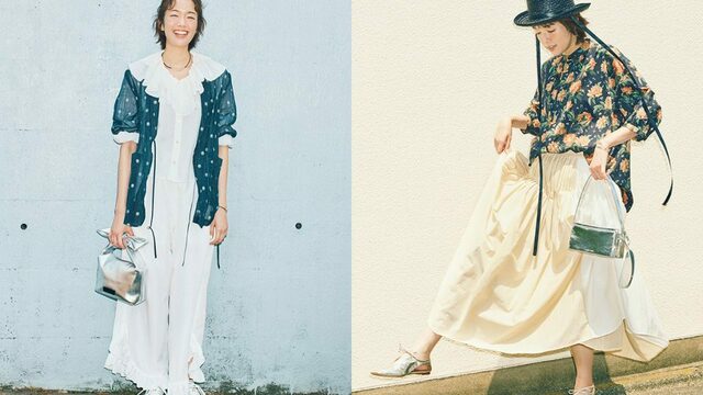 シルバーバッグ＆靴」が夏ファッションの名脇役！ 佐藤栞里さん