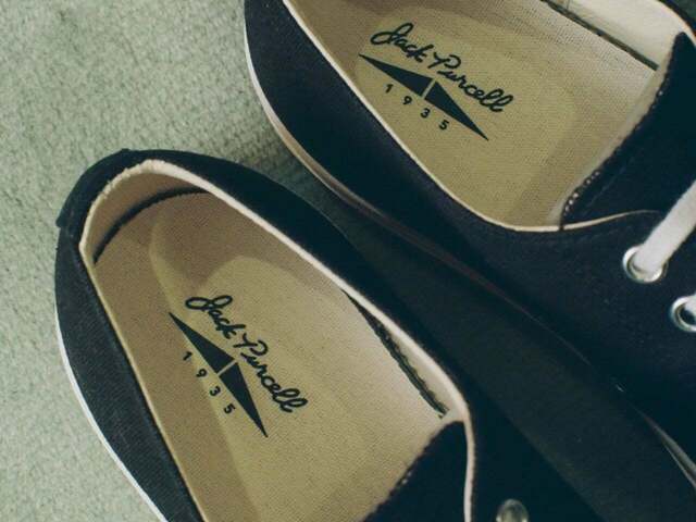 Jack Purcell 1935 ブラック/ホワイト 90周年限定モデル コンバース ジャックパーセル 1935 ブラック 90周年記念モデル