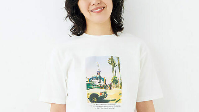 遠藤さくら】6月25日は「ヴィンテージ風ロゴTシャツ」【毎日更新