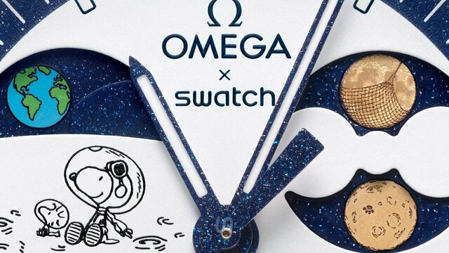 (ハーベストムーン)オメガ×スウォッチ スヌーピー オメガ×スウォッチ×スヌーピー”新作【9月8日限定発売】9月の満月