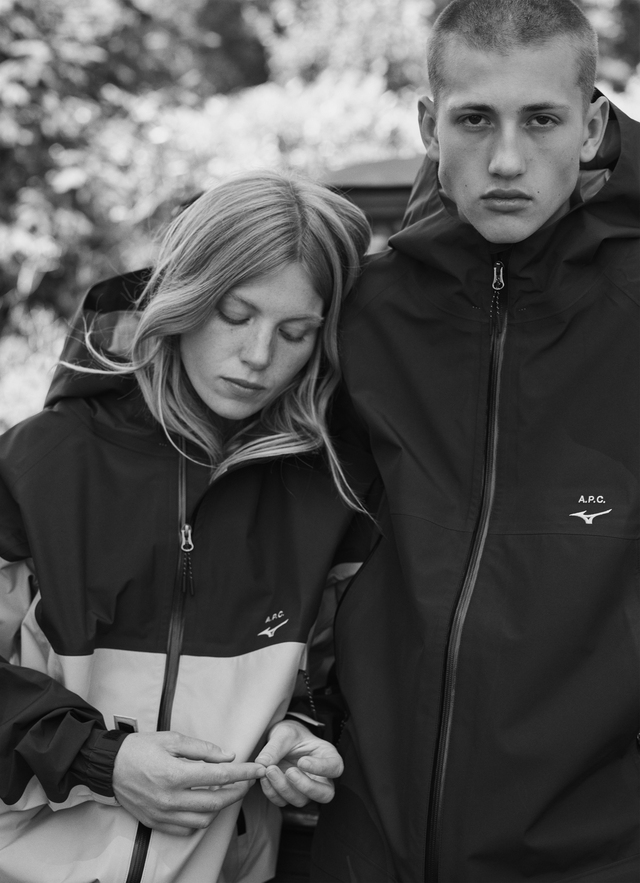 A.P.C.＞2025年9月12日(金)よりA.P.C. Mizunoコラボレーション 第4弾