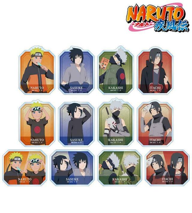 ナルト 過去と現在ver.トレーディングホログラム 缶バッジ 全12種と購入特典 ナルト 過去と現在ver.トレーディングホログラム 缶バッジ 全12種と