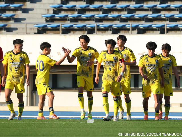選手権]鹿島学園が7-0完勝の好発進!! 5大会ぶり出場・新田は無念の1