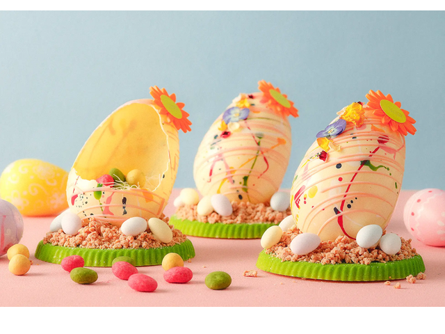 春の庭を閉じ込めたイースターエッグチョコレート期間限定登場
