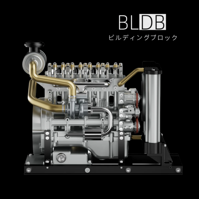 メカニクス愛好家必見！動作可能な1/10スケール「OHV直列4気筒