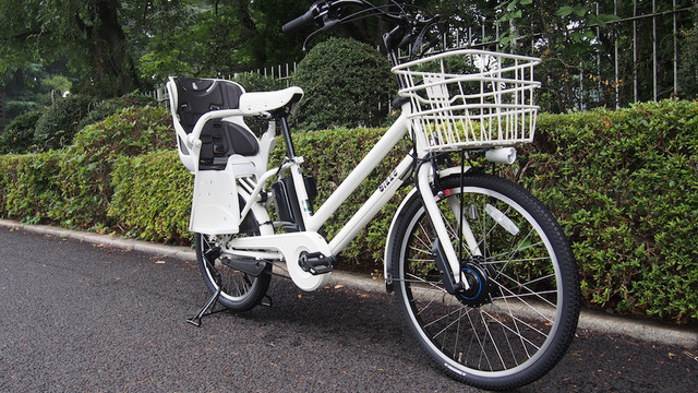 荷物の積める 電動付き自転車