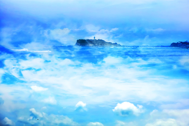 空に浮かぶ島 フォトモンタージュ で作るアート写真たち Antenna アンテナ