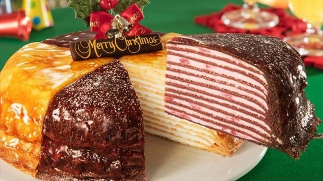 ドトールの ミルクレープ がクリスマス限定でホールケーキに 予約受付開始 Antenna アンテナ