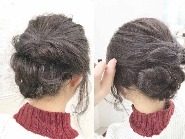 袴に似合う髪型 3ステップでできる簡単なまとめ髪 Antenna アンテナ