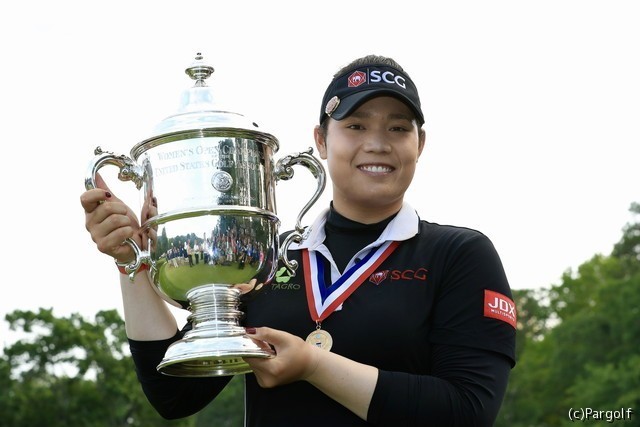 アリヤ ジュタヌガーンが涙の全米女子op制覇 畑岡奈紗は15年の大山志保以来の日本勢トップ10入り Antenna アンテナ