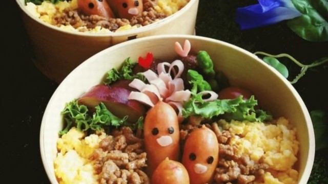 チーズのテカリが存在感を放つ しまじろう弁当 キャラ弁 Antenna アンテナ