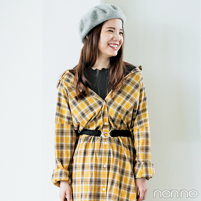 アースミュージック エコロジーのインスタ売れチェックワンピースはコレ Antenna アンテナ