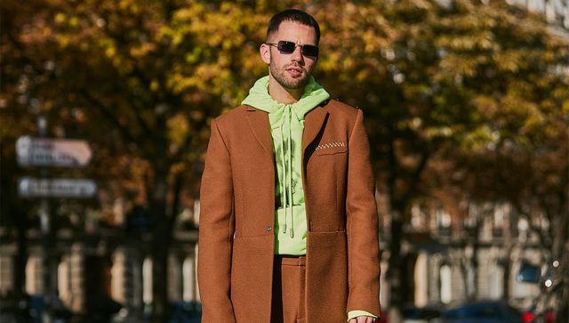 秋のおしゃれは セットアアップ に決まり パリ ファッション スナップ Antenna アンテナ