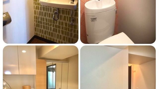 トイレに北欧壁紙 フィンレイソン Antenna アンテナ