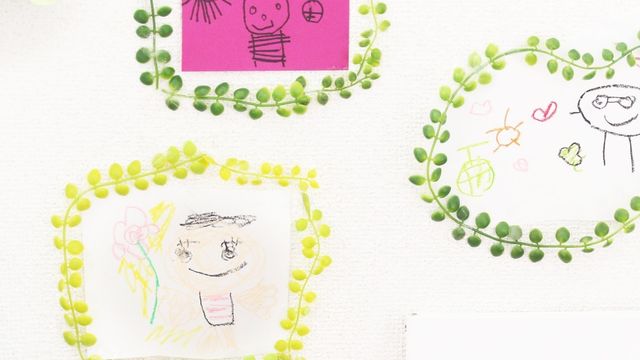 子供の絵をアートに おしゃれに飾れる100円アイテム Antenna アンテナ