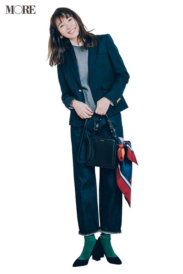 今日のコーデ いい服の日 の今日は デニム通勤だけどジャケットとパンプスできちんと感を Antenna アンテナ