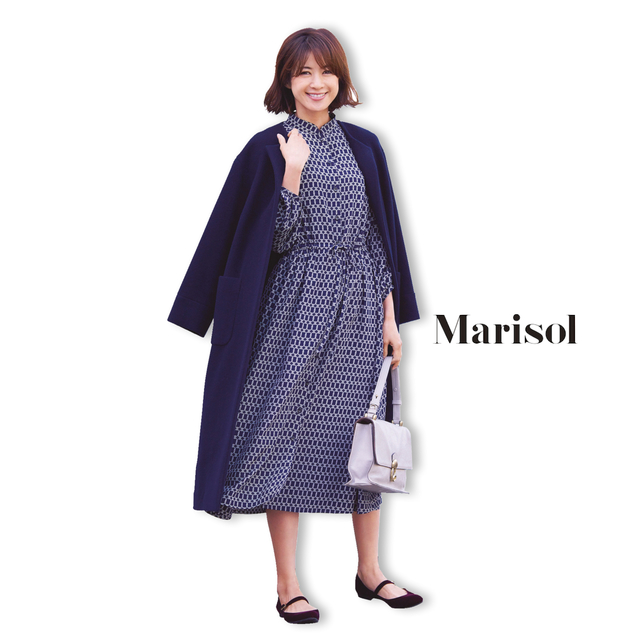 クライアントとのランチ会食 相手に敬意を払うネイビーワンピースで 19 1 25コーデ Antenna アンテナ