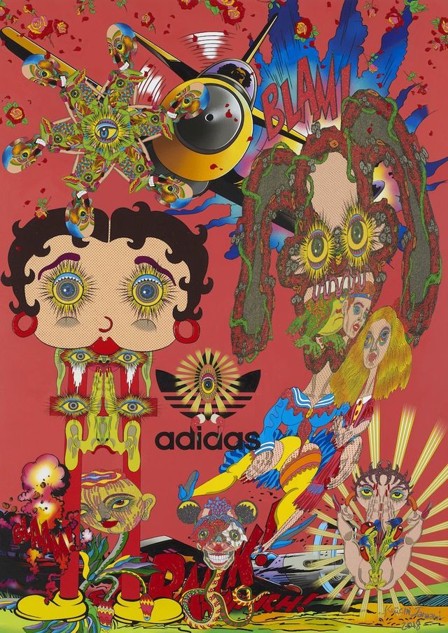 アディダスのアーティストコラボ ファッション誌をコラージュ Etc 週末どこ行く Antenna アンテナ