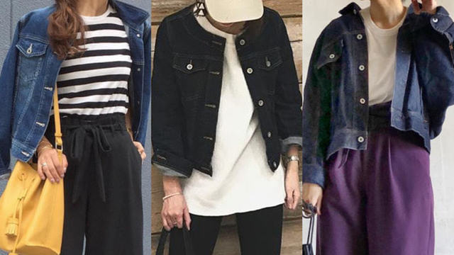 デニムジャケット パーカーの重ね着はダサい オトナ女子の正解コーデ14選 Antenna アンテナ