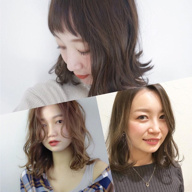 伸ばしかけヘアにもおすすめ 顔型別ミディアムパーマをご紹介 Antenna アンテナ