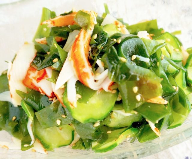 わかめ カニカマ 酢の物